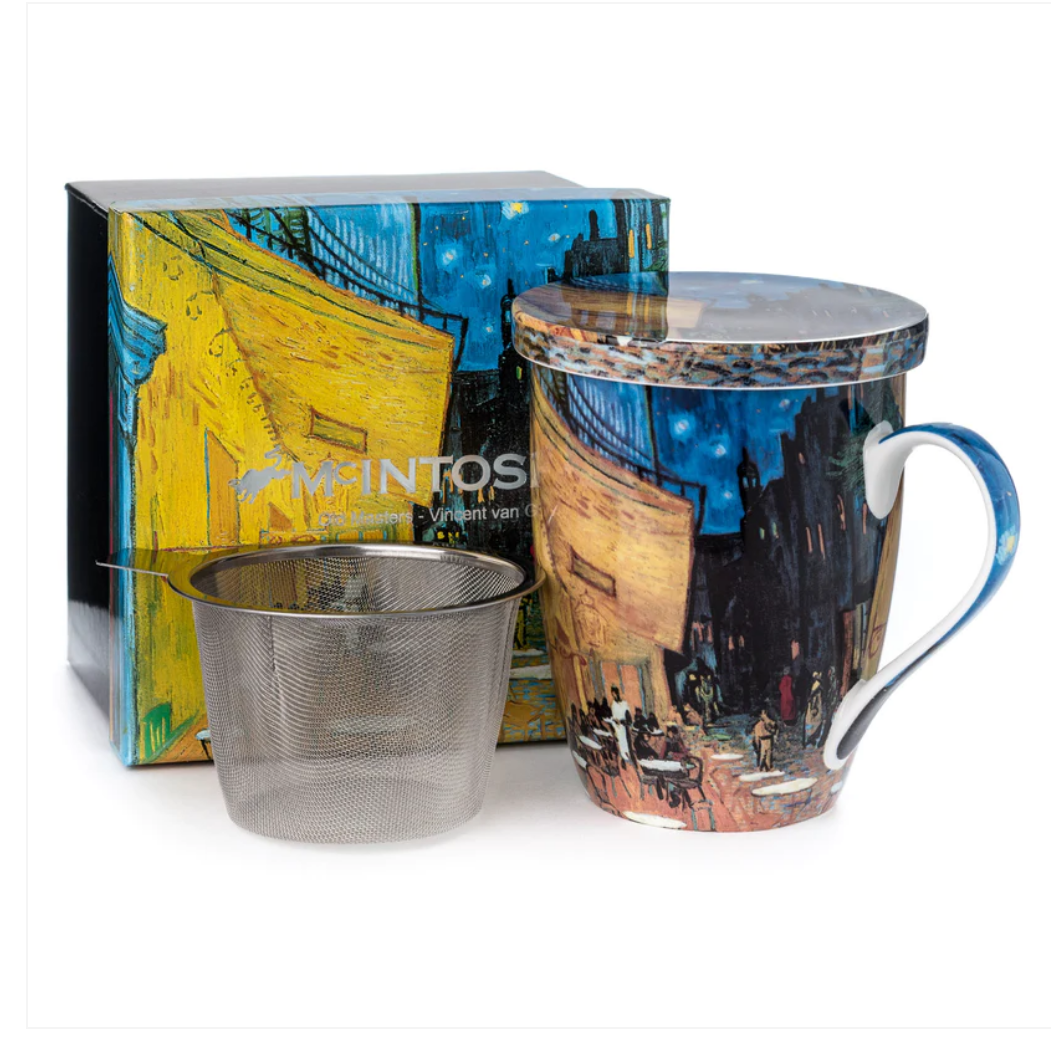 Van Gogh Cafe Terrace at Night mug with Infuser